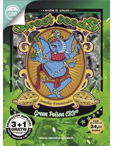 SWEET SEEDS - Green Poison CBD - 4