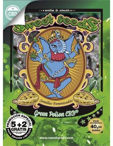 SWEET SEEDS - Green Poison CBD - 5