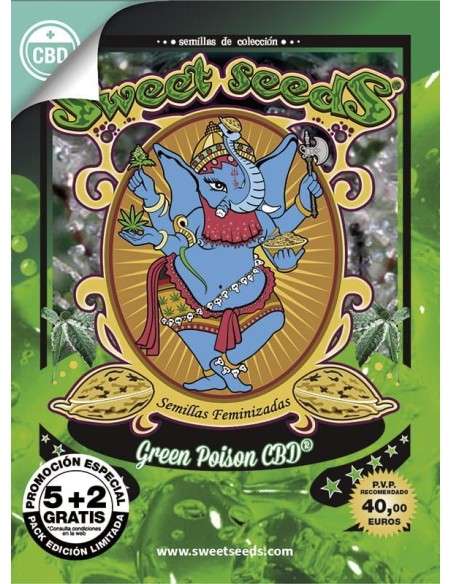 SWEET SEEDS - Green Poison CBD - 5