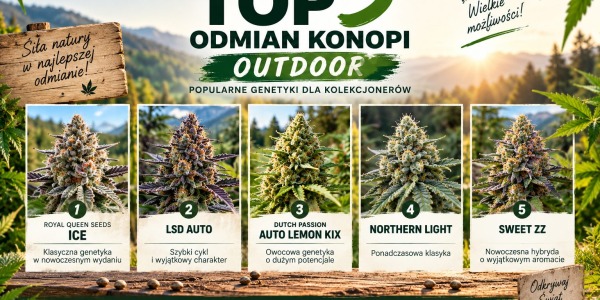 5 najlepszych odmian marihuany typu outdoor