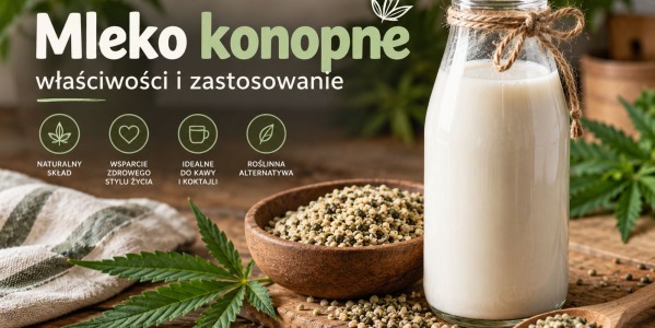 Mleko konopne – właściwości, skład i zastosowanie