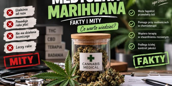 Medyczna marihuana – fakty i mity. Co warto wiedzieć?
