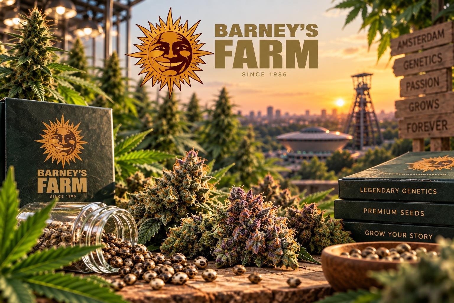 Najlepiej sprzedające się Odmiany marihany od Barney's Farm