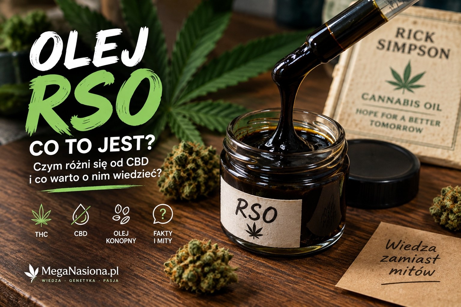 Olej RSO – co to jest, czym różni się od CBD i dlaczego tyle się o nim mówi?