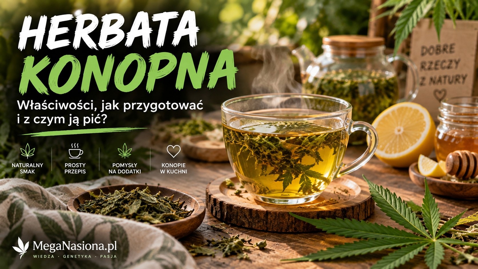 Jak przygotować herbatę konopną, jakie ma właściwości i jak ją spożywać