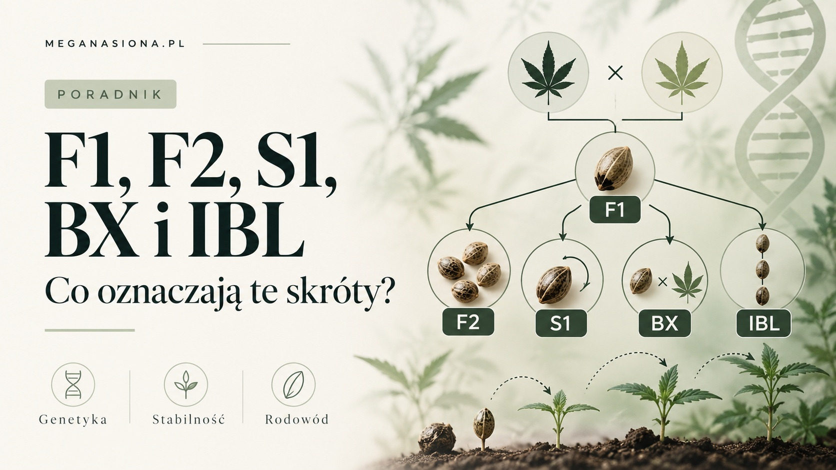 F1, F2, S1, BX i IBL w genetyce konopi – co oznaczają?