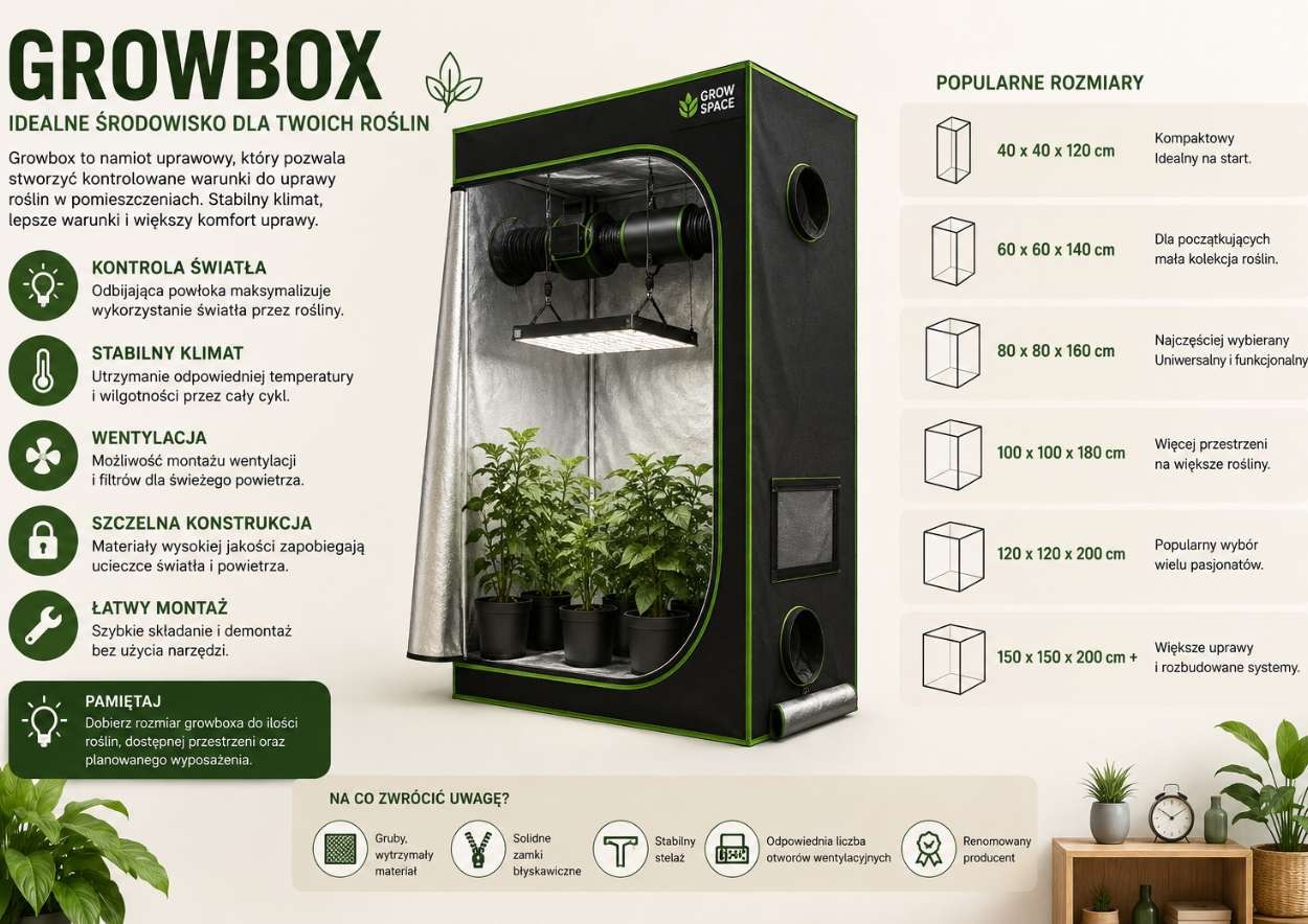 Growbox – czym jest i do czego służy? Przewodnik dla kolekcjonerów i pasjonatów upraw roślin