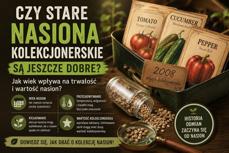 Czy stare nasiona kolekcjonerskie są jeszcze dobre? Wiek, trwałość i wartość