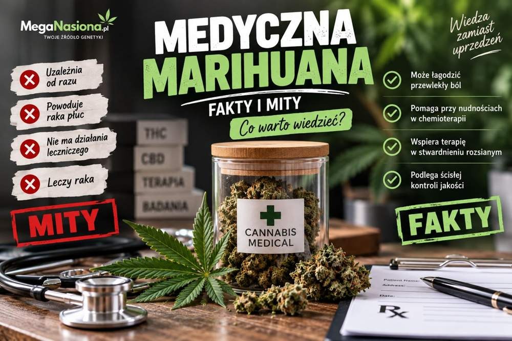 Medyczna marihuana – fakty i mity. Co warto wiedzieć?
